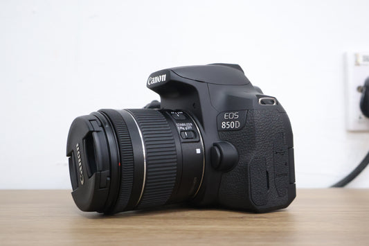 Used - Canon EOS 850D + Kit Lens 18-55mm Kit Lens